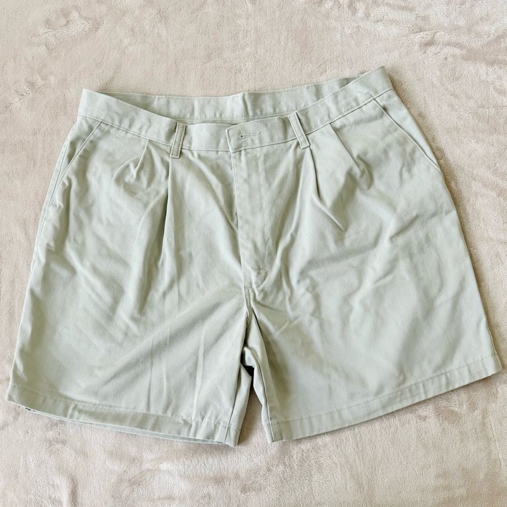 Timber Creek by Wrangler Mens Shorts Casual Khaki Tan Cotton Resortwear 38